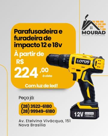 PARAFUSADEIRA E FURADEIRA